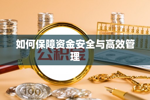 南靖如何保障资金安全与高效管理