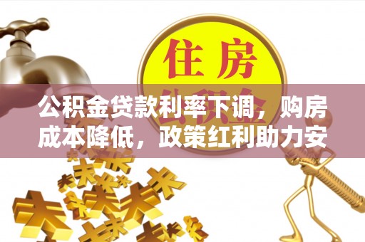 南靖公积金贷款利率下调，购房成本降低，政策红利助力安居梦