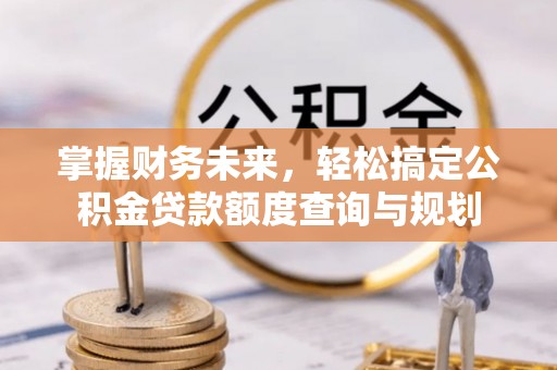 南靖掌握财务未来，轻松搞定公积金贷款额度查询与规划