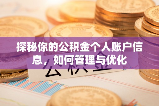 南靖探秘你的公积金个人账户信息，如何管理与优化