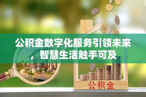 南靖公积金数字化服务引领未来，智慧生活触手可及