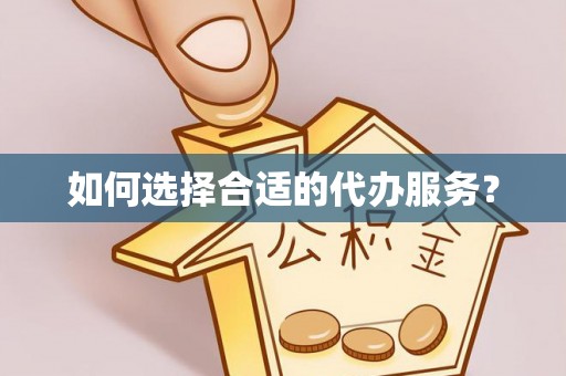 南靖如何选择合适的代办服务？