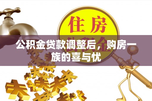 南靖公积金贷款调整后，购房一族的喜与忧