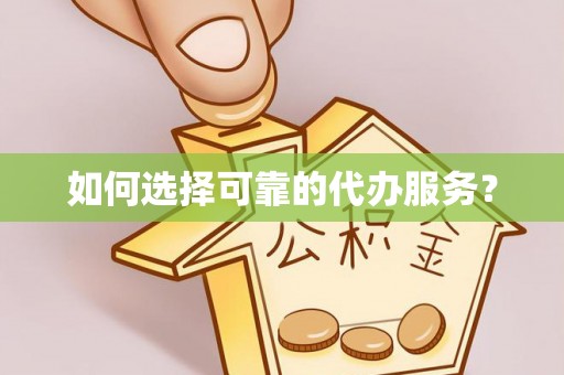 南靖如何选择可靠的代办服务？