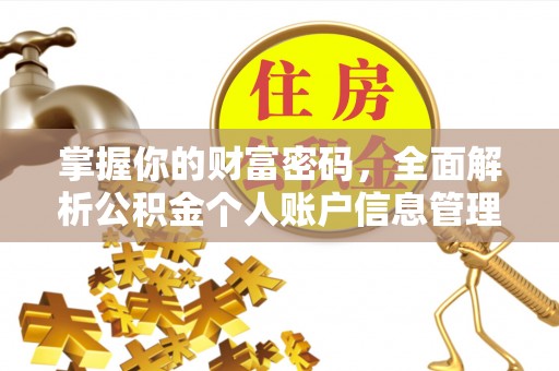 南靖掌握你的财富密码，全面解析公积金个人账户信息管理