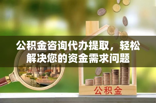 南靖公积金咨询代办提取，轻松解决您的资金需求问题
