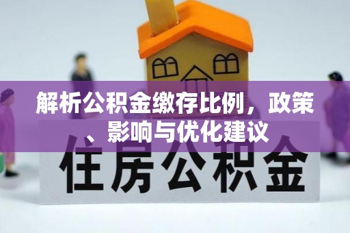 南靖解析公积金缴存比例，政策、影响与优化建议