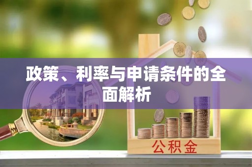 南靖政策、利率与申请条件的全面解析