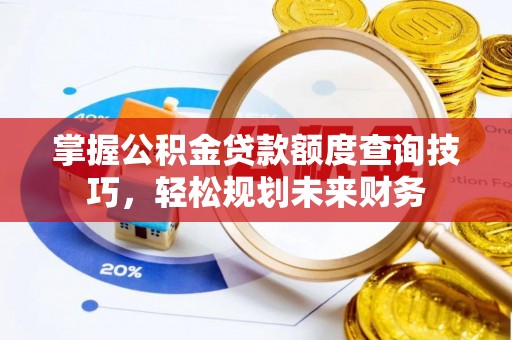 南靖掌握公积金贷款额度查询技巧，轻松规划未来财务