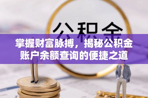 南靖掌握财富脉搏，揭秘公积金账户余额查询的便捷之道