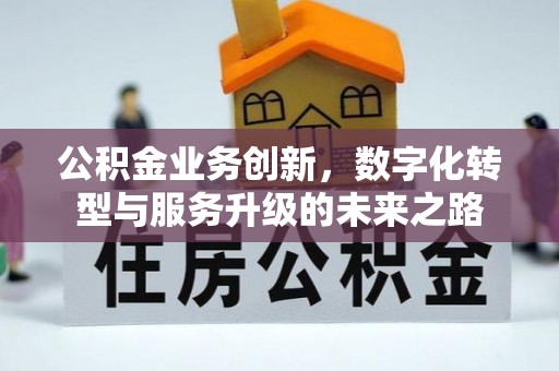 南靖公积金业务创新，数字化转型与服务升级的未来之路