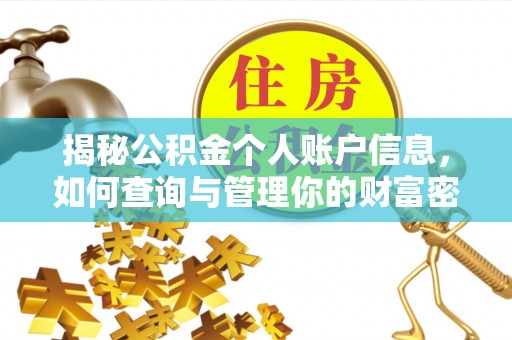 南靖揭秘公积金个人账户信息，如何查询与管理你的财富密码