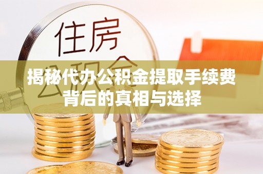 南靖揭秘代办公积金提取手续费背后的真相与选择