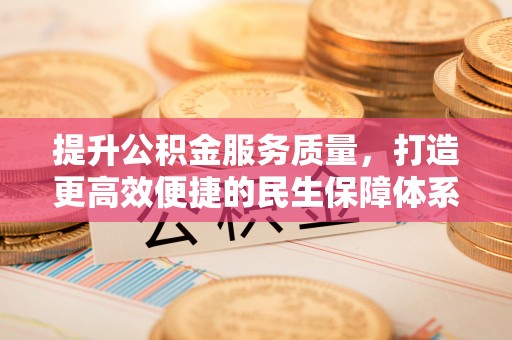 南靖提升公积金服务质量，打造更高效便捷的民生保障体系