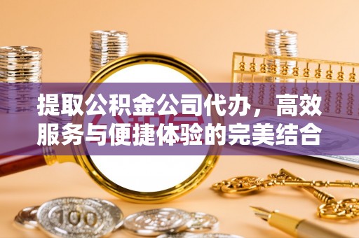 南靖提取公积金公司代办，高效服务与便捷体验的完美结合