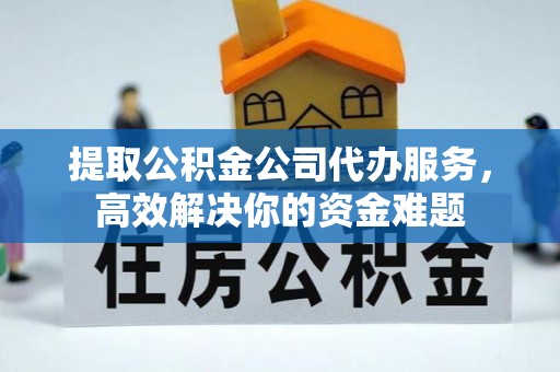 南靖提取公积金公司代办服务，高效解决你的资金难题