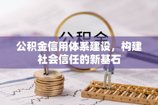 南靖公积金信用体系建设，构建社会信任的新基石