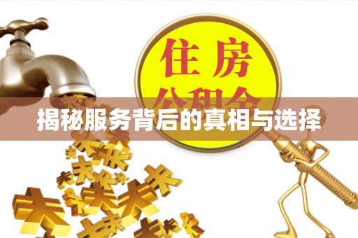 南靖揭秘服务背后的真相与选择
