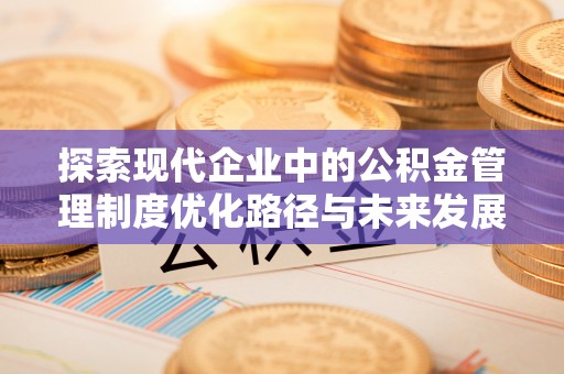 南靖探索现代企业中的公积金管理制度优化路径与未来发展