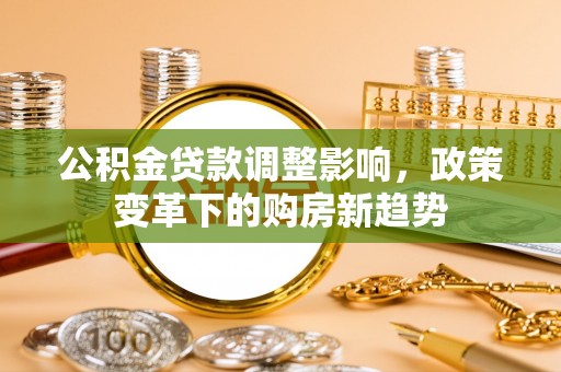 南靖公积金贷款调整影响，政策变革下的购房新趋势