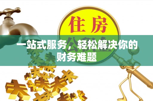 南靖一站式服务，轻松解决你的财务难题